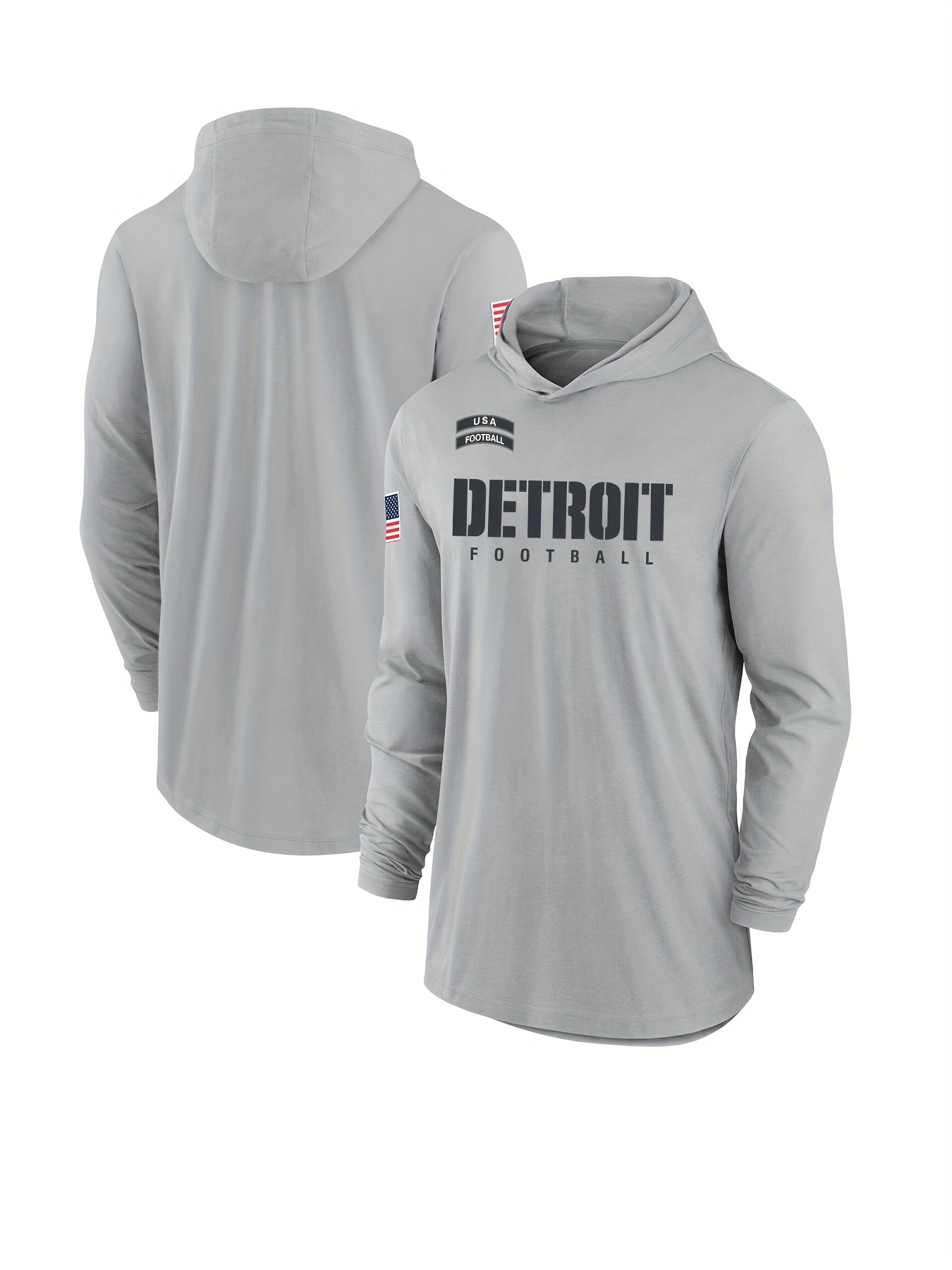 Men Detroit Lions grey 2025 NFL hoodie->philadelphia eagles->NFL Jersey